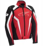 SPYKE Motoros Kabát Spyke Corsa Gt, piros, 100% poliészter, CE protektorok