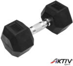 Trendy Hatszögletű gumírozott kézisúlyzó Trendy 10 kg (2081100) - aktivsport