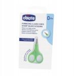 Chicco Csecsemő Olló, rövid, zöld, 0M+
