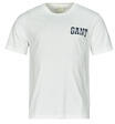 Gant Rövid ujjú pólók ARCH SCRIPT SS T-SHIRT Fehér EU S