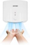 Anydry 2630S Kompakt Automata Kézszárító, 1650W, fehér, 10-15mp szárítás (B07VHLQ127)