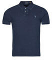 Ralph Lauren Rövid ujjú galléros pólók POLO AJUSTE DROIT EN COTON BASIC MESH Tengerész EU S