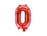 Party Deco Fólia lufi "O" betű, 35cm, piros