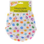 XKKO Egyméretű baba fürdőruha Akvarell pöttyök (PULSP07)