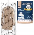 4CONVY Akasztós vákuumzsák ruhákhoz, akasztóval, 70x140 cm, 5 ruhához, nagy méret (vacuumbag_hang_70x140)