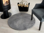 TA Covor shaggy rotund gri Rabbit 100 cm Covor