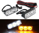  LED nappali menetjelző (DRL) + INDEX 12V 2x3 POWER LED párban