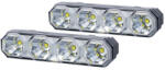  LED nappali menetjelző (DRL) 12/24V 4 POWER LED párban