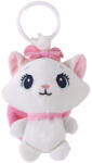 Cerda Disney Marie Pink Bow 3D plüss figura akasztóval, táskadísz 13 cm CEP2600003116D (CEP2600003116D)