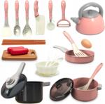 Nobo Kids Indukciós konyha Főzőkészlet Tartozékok Edény Grill 69el (CH-253371)