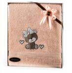 Eurofirany Törölköző szett, 2db 50×90cm, maci, narancssárga, ajándék szett (447568)