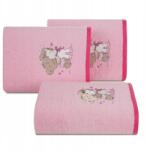 Eurofirany Gyerek törölköző, 50×90cm, Baby, rózsaszín unikornis, 450g/m2 (RE/D/BABY43/RÓŻ 50X90 (X6) 450)