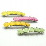  Csatok /hajformák, színes, 4 db, műanyag (KLK-10 AH)