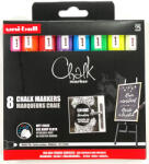 uni PWE-5M folyékony kréta 8 darabos - Neon