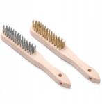 Hendi grillkefe, BBQ, acél és sárgaréz sörték, 2 db-os szett, 290mm (525555)