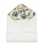 Matex Bamboodesign Fürdőlepedő, 100×100cm, fehér, kapucnis, bambusz-pamut (TB0418_01)