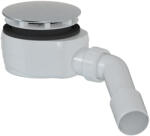 CERANO - Zuhanytálca szifon 90 mm - alacsony - DN40/50 - rozsdamentes acél fedél