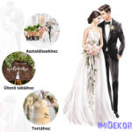  Nyomtatott dekorkarton - Házaspár tábla