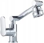 Focus Sanitar Ablak Elé Szerelhető, Forgatható Konyhai Csaptelep 360°-BAN, Króm, Flexibilis Mosogató Csap (6001932v2)