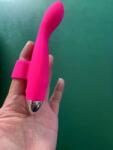 Guilty Toys Vibrator Deget 10 Vibration Modes, 10 "Fingering" Movement Modes, Silicone, USB, 14.5 cm Vibrator