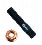 Gasker Kipufogócsonk csavar Készlet, M10x25, acél, 10.9 minőség, anyával