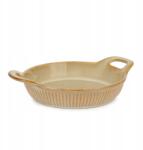 porcello Kerámia sütőforma, 27cm, krémszínű, Earth, fogantyúkkal, 800ml (FZRKBIFDP)