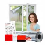 Solar Systems Velencei Ablaktükör Fólia, 50×100cm, öntapadós, ezüst (5904013400381)