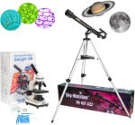Sky-Watcher Set pentru copii Telescop 60/700 AZ2 si microscop BioLight 100 Alb