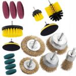 Rosfix Tisztító Kefék Csavarhúzóhoz + huzalos, univerzális, különböző formájú és méretű, 17 Db (ZESTAW-CC1B-66029)