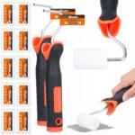 Polax 10x Festőhenger 5 cm Kicsi Szivacs Lakk Festék Pác Nedvszívó 2x Nyél H0 (B030103339)