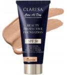 Claresa hidratáló alapozó, SPF 50, 2W Medium Warm, hosszan tartó, nem zsíros