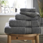 The Pure Linen Company Prosop Charcoal Zero Twist 500GSM Prosop