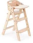 MamaToyz Scaun de masa pliabil din lemn MamaToyz, multifunctional si transformabil cu masuta, 6 luni - adolescent, Natur (Mtyz_muchair_nat) - kidostore Scaun de masa bebelusi, inaltator