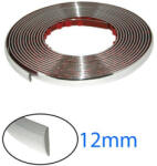 HD Dekorációs króm díszcsík 15m hosszú 12mm széles KCS-A-12 (2803) - autolife