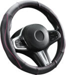 Autolife DW-5056RO Valódi bőr kormányvédő szellőző lyukacsos ROSE betétes mintával (01952) - autolife