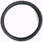 HD Műbőr kormányvédő fekete KV-HB23825/4-1bk (23825bk) - autolife