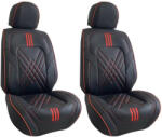 Autolife Prémium 3D Műbőr 2db-os üléshuzat - Légzsákos - Légáteresztő (01822) - autolife