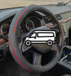 Autolife Műbőr kormányvédő 42cm 2393-42 (2393-42) - autolife