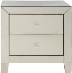 Kare Noptieră Luxury 2 Sertare Pearl (ess-42538)