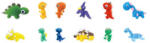  Set de plastilină cu dinozauri 12 buc/pachet (330200954) Figurina