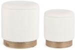Bizzotto Set 2 Poufuri Zoya (ess-26335)