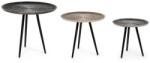 Bizzotto Set 3 Masute De Cafea X17 Tahir Rotunde (0746446) Masa de cafea