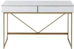 Kare Birou Din Oglindă Cu Sertare Soran 120x50 Cm Auriu (ess-35363)