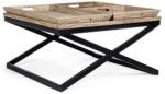 Bizzotto Masuta De Cafea Tray Cu 3 Tavi (0746378) Masa de cafea