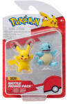  Figurine Pokémon set de 2 bucăți - Squirtle, Pikachu (PKW3586) Figurina