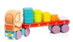 Cubika Camion de lemn cu blocuri din lemn - 32 cm (13425)