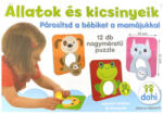  Animale și puii lor joc de memorie - în limba maghiară (820/010)