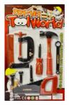  Set de unelte Tool World, 9 piese (3A8014) Set bricolaj copii