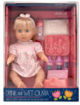 Dolls World Baba, Olivia, 38 cm, se poate pieptăna, bea-urina (78402) Papusa