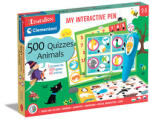 Clementoni 500 Quiz pentru preșcolari cu stilou interactiv - Animale - în limba maghiară (50226) Joc de societate